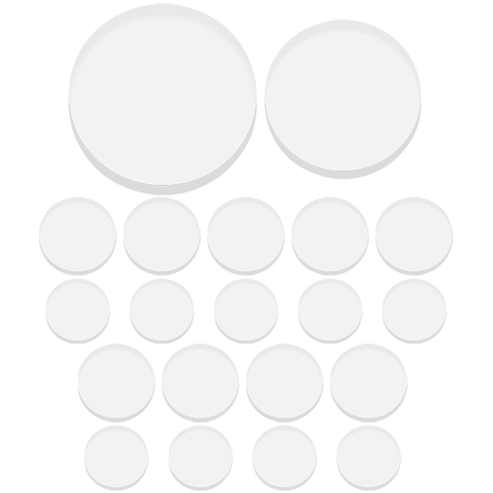 60Pcs Clear Rubber Furniture Bumpers Glass Table Protectors Non-Slip 3622921607402