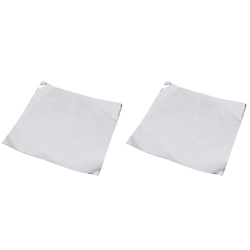 400Pcs Silver Tin Foil Paper for Chocolate Wrapping Safe Kitchen Use 1