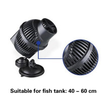 2Pcs Black Aquarium Circulation Pump Wave Maker with Suction Cup Base