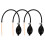 9Pcs Versatile Black Sugar Pump Tools for DIY Candy Art and Bakery Use 1