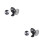 2Pcs Black Aquarium Circulation Pump Wave Maker with Suction Cup Base 2