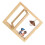 2Pcs Stylish Multi Color Rotary Photo Frame Desktop Table Decor 2