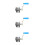 3Pcs Durable Iron Badminton String Tightener Hand Crank for Home Use 4