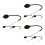 9Pcs Versatile Black Sugar Pump Tools for DIY Candy Art and Bakery Use 9