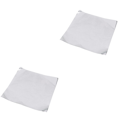 400Pcs Silver Tin Foil Paper for Chocolate Wrapping Safe Kitchen Use 2