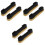6Pcs Billiard Brush Pool Table Cleaning Tool Hardwood Handle Black 10