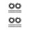 40Sets Universal Impact Wrench Retainer Rings Durable Iron Rubber Set 6