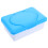 2Pcs Moisture Lock Baby Wipe Storage Sky-Blue Plastic Dispenser Box 3