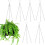 Κρεμάστρα κρεμαστών καλαθιών κήπου Silver3Strand με ανταλλακτικές μεταλλικές αλυσίδες 3