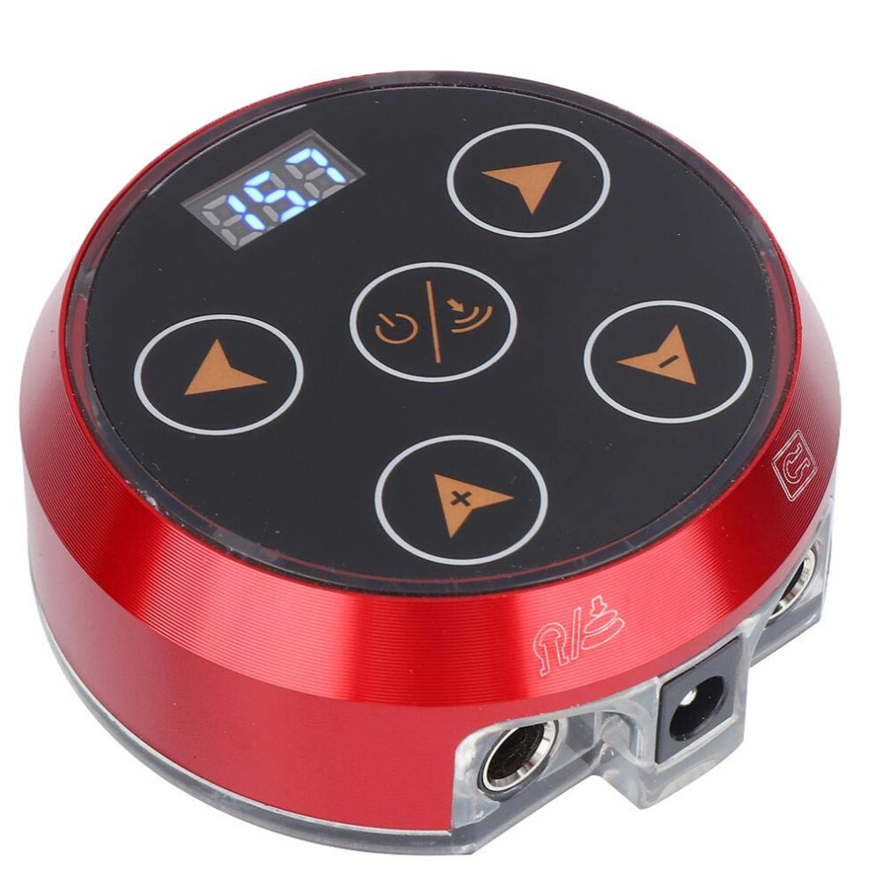 Red Tattoo Power Supply With Lcd Display, Dual Machine Mode, Adjustable Voltage 1.5Â16V, 100Â240V