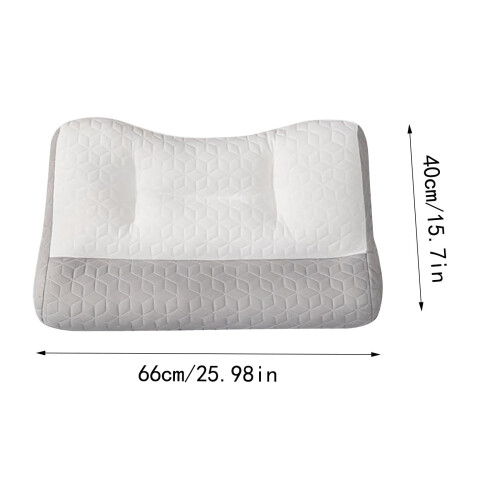 Μαξιλάρι λαιμού Deep Sleep Memory Foam, εργονομική στήριξη για όσους κοιμούνται στο πλάι, 1
