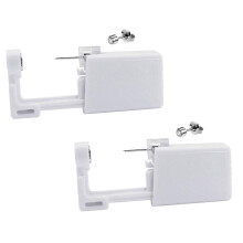 2 Pcs Disposable Ear Piercing Kit with Studs and Cleaning Pads for Quick Home or Salon Use