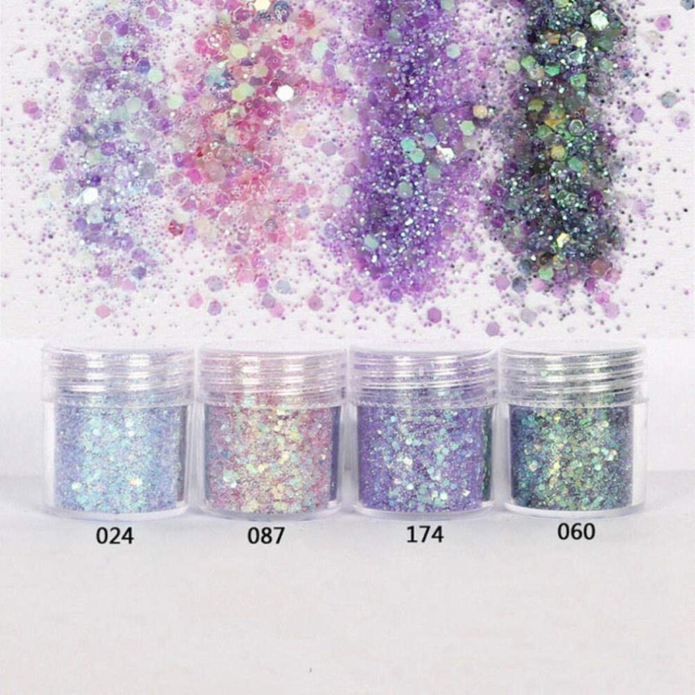 Nail Glitter Flakes Chunky Glitter for Nail Art Manicure Decoration Gel and Acrylic Nails