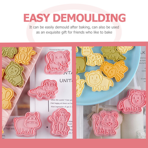 32 Pcs Biscuits Baking Mold Animal Molds Cookie for Chocolate Plastic 1
