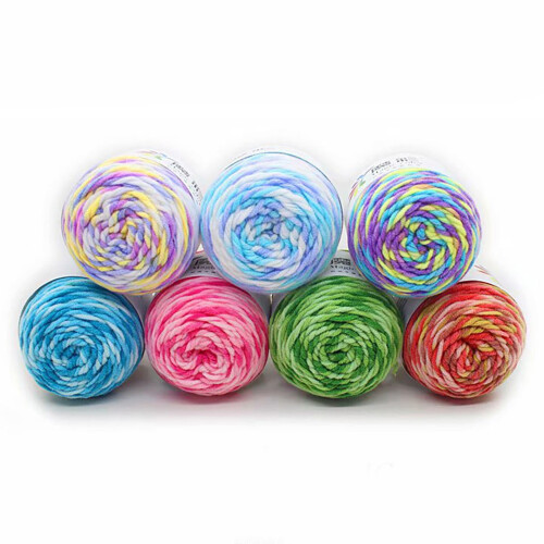 Uanit Ombre Yarn2Pack, Νήμα από Βαμβάκι με Πολύχρωμες Διαφοροποιήσεις σε Χρώματα Ουράνιου 2