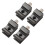 4 Pack Cold Shoe Bracket Adjustable Metal Cold Shoe Adapter Mount for Dslr Camera Flash Shoe Mount 1