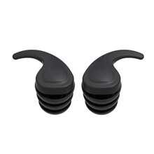 Ear Plugs for Sleeping Noise Cancelling, Silicone Swim Ear Plugs Waterproof Noise Reduction Sleeping Earplugs for Adult(Black)