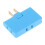 XunW Μετατροπέας Plug180Degree Μετατροπέας Προσαρμογέας One In Three Power Νέα Επέκταση Λευκό 3