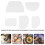 5pcs Cake Scraper Transparent Scraper Sliced Rice Noodles Scraper for Baking 3