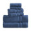 Mainstays Performance Solid 6-teiliges Badetuchset, Indigo 1