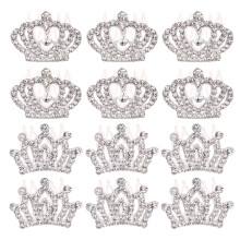 Eease Flower Girl 12 stuks mini tiara haarkam prinses tiara kam