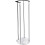 Adjustable Undercounter Basin Support Rod Steel 66cm for Ceramic Sink Installation Silver 4