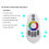 RGB LED Music Controller With RF Remote Control, Adjustable Lighting Brightness And Dynamic Playing Speed PWM Technology Auto Memorizing Function 6