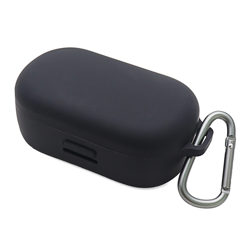 Portable Carabiner Added Protective Cover For Bose Quietcomfort Ultra Earbuds, Unobstructed Charging Shock Resistant Cover With Durable Silicone Round 9012494356304