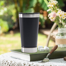 Jacenvly dobbeltlags 304 rustfritt stål isolert kaffekopp med flaskeåpner, bærbar bilkopp kompatibel med Valentinsdagsdekorasjoner hjem