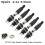 Mosiee5Pair DC12V Αρσενικό θηλυκό βύσμα στήριξης σε πάνελ με βύσμα τροφοδοσίας 1