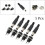 Mosiee5Pair DC12V Αρσενικό θηλυκό βύσμα στήριξης σε πάνελ με βύσμα τροφοδοσίας 5