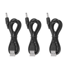 Napájací kábel USB, nabíjací kábel s konektorom 3,5 x 1,35 mm jack, vodič DC5V - odolný a flexibilný pre ventilátory, telefóny,