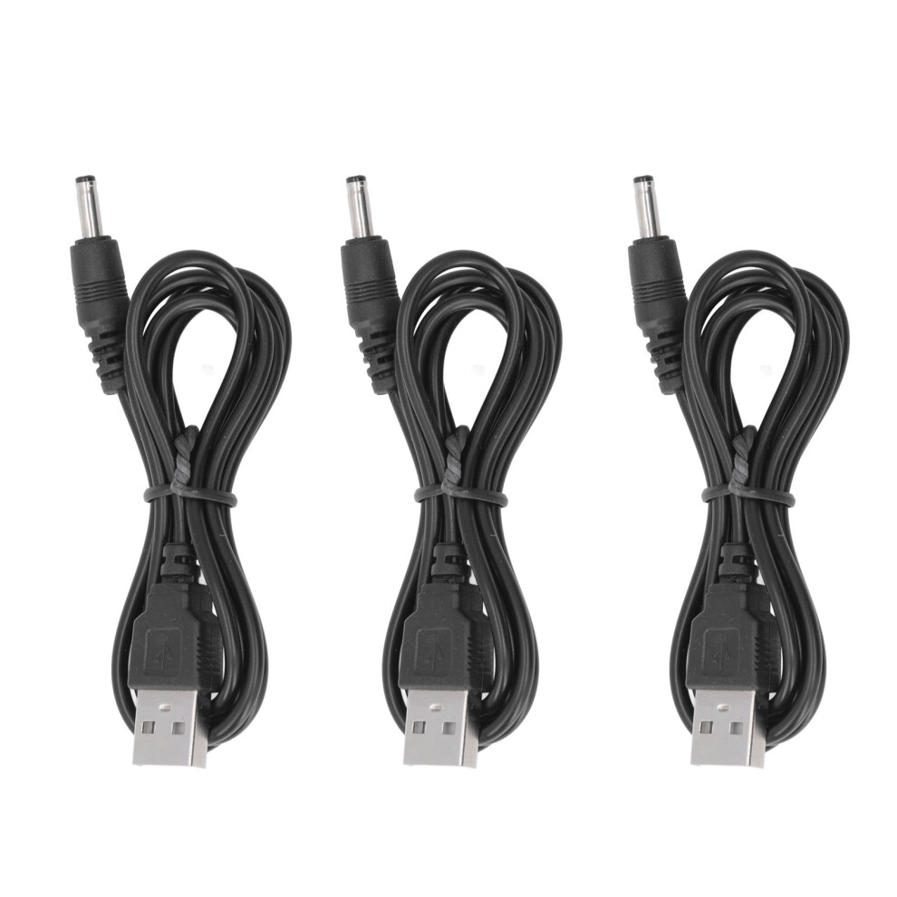Usb Power Cord 3.5X1.35mm Jack Charging Cable Wire Dc 5V - Durable & Flexible For Fans, Phones, Speakers, 1.5M Length, Universal Compatibility 9173940082236