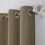 Sun Zero Cooper Textured Thermal-Lined Blackout Energy-Efficient Grommet Curtain Panel, 40"x63", Mocha (Single Panel) 3