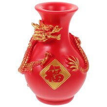 Vaso Eease Dragon in resina, vaso artigianale, vaso per composizioni floreali, vaso da tavolo per fiori, vaso floreale in resina