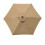Sonnenschirmbezug Khaki 1