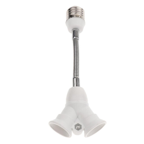 Adaptateur double rotatif à 360 pour douille E27 (ampoule LED) 1