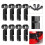 8 stuks antislip helmlampclips, plastic helmhaken 2