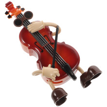 Mini-Spieluhr in Geigenform, mechanischer Aufziehmechanismus – kompatibel mit schmalen Spieluhren, Geschenkidee für Geburtstag, Valentinstag und