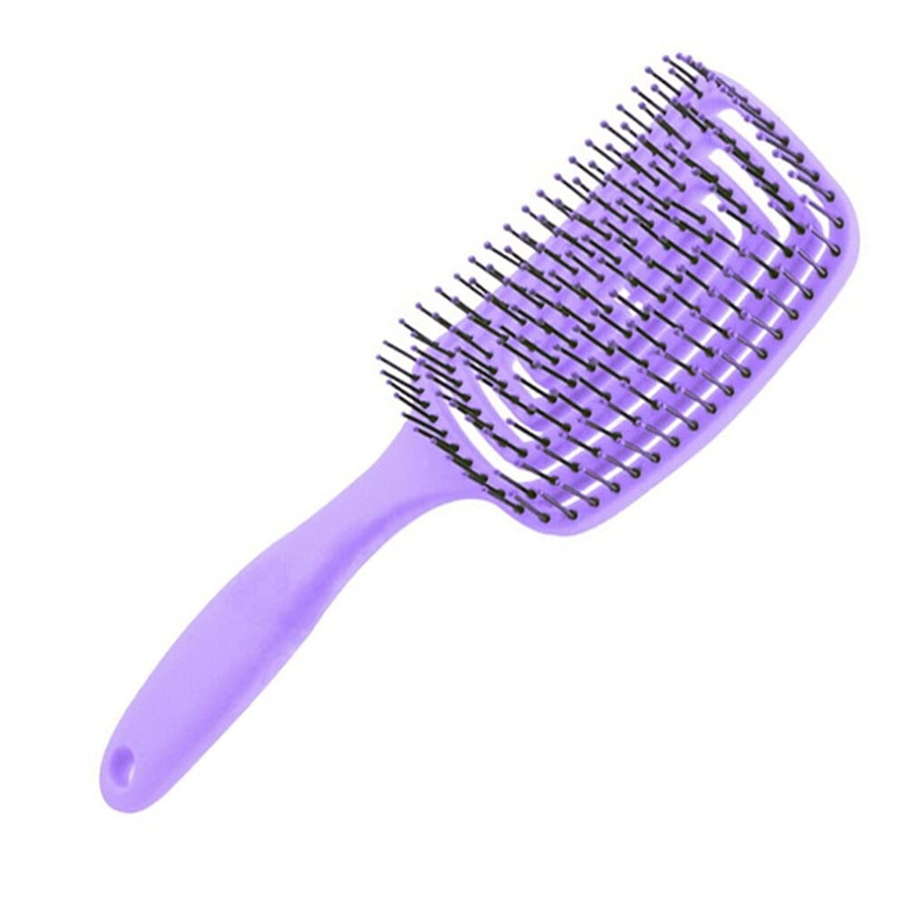 Hair Detangling Brush with Nylon Bristles and Heat Resistant Scalp Massage Comb for Wet Curly Hair