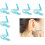 Ear Piercing Kit 6Pcs Blue Disposable Gun with Studs, Precise Control and Easy Thumb Operation 1