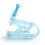 Ear Piercing Kit 6Pcs Blue Disposable Gun with Studs, Precise Control and Easy Thumb Operation 2