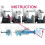 Ear Piercing Kit 6Pcs Blue Disposable Gun with Studs, Precise Control and Easy Thumb Operation 5