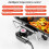 Ηλεκτρική σχάρα Teppanyaki WSYW, αντικολλητική 18,9"x11,0" με ρυθμιζόμενη θερμοκρασία και 6