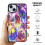 Capa para iPhone 15 compatível com Pikachu, capa de vidro macio para celular com câmera dupla compatível com iPhone 15 Plus. 2
