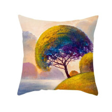 Cásanna Pillow Cadáis Línéadaigh Pillow Bog Só Ardphraghas Péintéireacht Ola Priontála Crann Pillow Baile Maireachtála Tolg