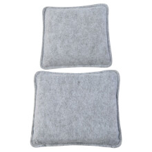 Felt Pad 2 Pcs Outdoor Garden Cushion Needle Felting Cushions Portable Mat Mats Material