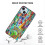 Capa para iPhone 15 compatível com Pikachu, capa de vidro macio para celular com câmera dupla. 5