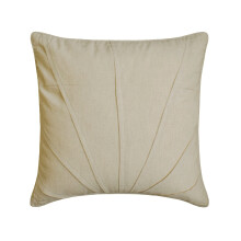 HomeCentric Örngott, 2-pack, 45x45 cm, beige, bomull, enfärgade dekorativa örngott - Hello Neutrals
