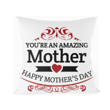 Capas de almofada para o Dia das Mães, capas de almofada decorativas com flores, folhas e coração, capa de almofada de linho para sofá, cama ou